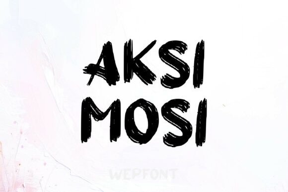 Aksi Mosi: The Bold Typeface That Brings Handmade Brands to Life