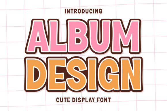 Album Design: A Charming Display Typeface for Editorial Projects