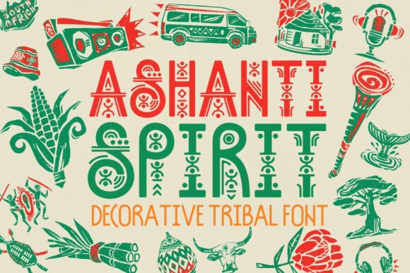 Ashanti Spirit: A Bold Display Typeface for Modern Web Design