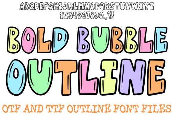 Bold Bubble Outline: The Display Typeface for Modern Web Design