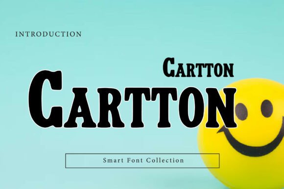 Cartton: A Bold Display Font for Playful Editorial Design
