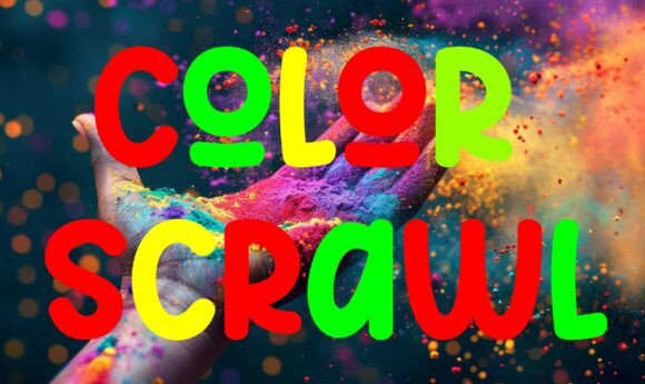 Color Scrawl: The Bold Typeface That Brings Joy to Editorial Design