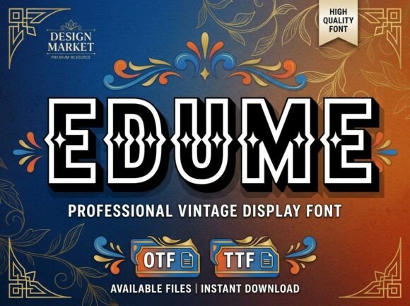 Edume: The Display Typeface That Elevates Campaign Impact