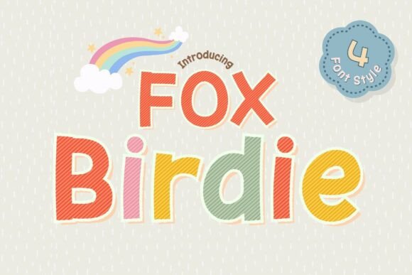Fox Birdie Display Font Review
