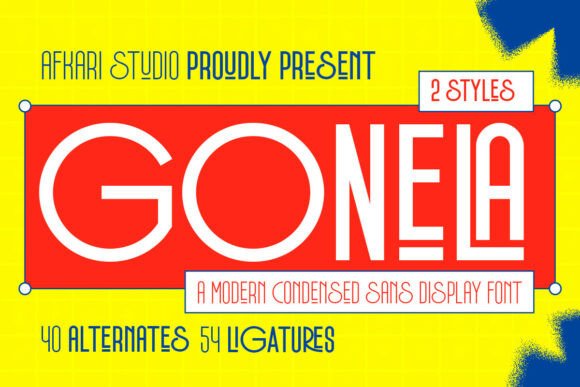 Gonela: A Modern Font for Polished Branding