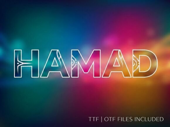Hamad: The Majestic Display Typeface for Bold Editorial Design