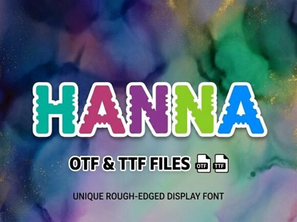 Hanna Display Font: Add Playful Energy to Your Brand Identity