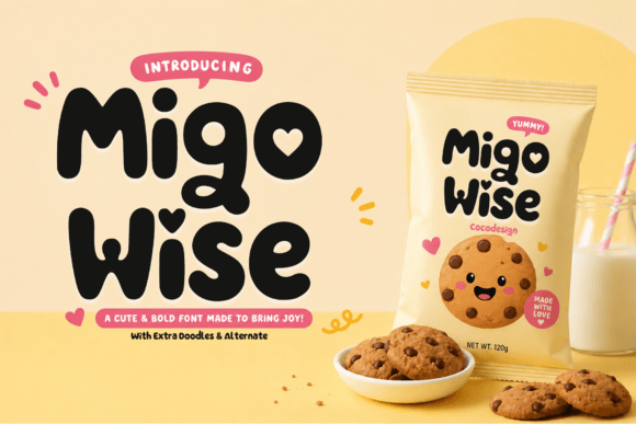 Migo Wise: The Bold Display Font That Brings Joy to Your Brand