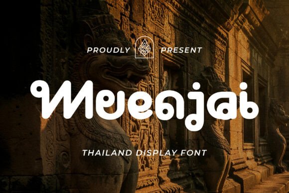 Muenjai: A Thailand-Inspired Display Typeface for Editorial Design