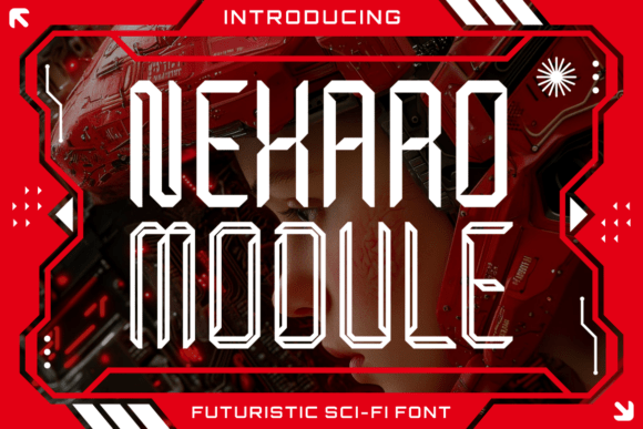 Nexaro Module: A Futuristic Display Typeface for Bold Web Design