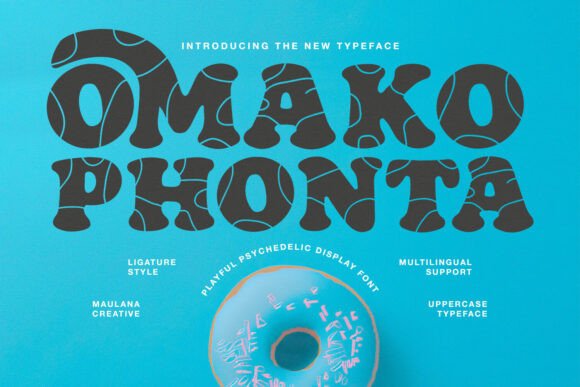 Omako Phonta: The Vibrant Display Typeface for Handmade Brands