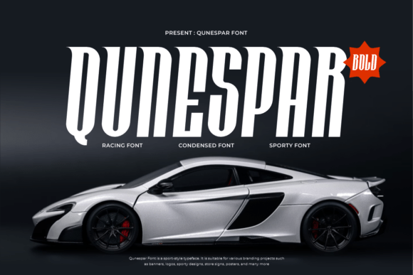 Qunespar: The High-Energy Typeface for Handmade Product Labels