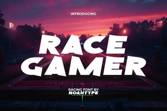 Race Gamer: The Bold Typeface for Scroll-Stopping Visuals