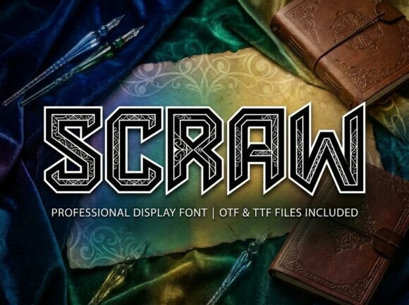 Scraw: The Premium Display Font for Editorial Storytelling