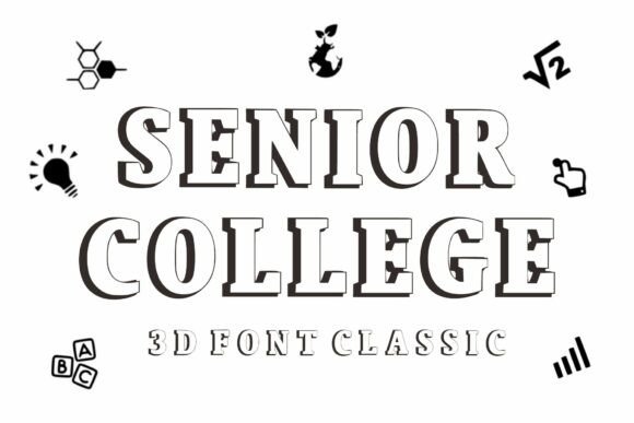 Senior College: A Classic Display Font for Authentic Brand Identity