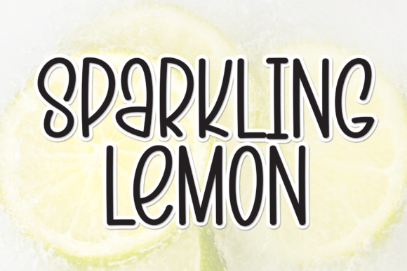 Sparkling Lemon: A Fresh Display Font for Modern Editorial Design