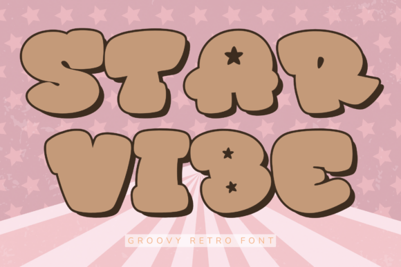 Star Vibe: The Retro Display Font for Bold Web Design
