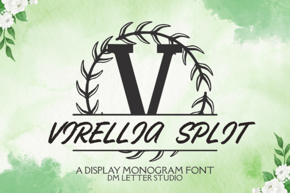 Virellia Split Monogram: The Premium Typeface for Polished Brand Identity