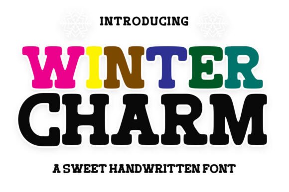 Winter Charm: A Vibrant Display Typeface for Bold Web Designs